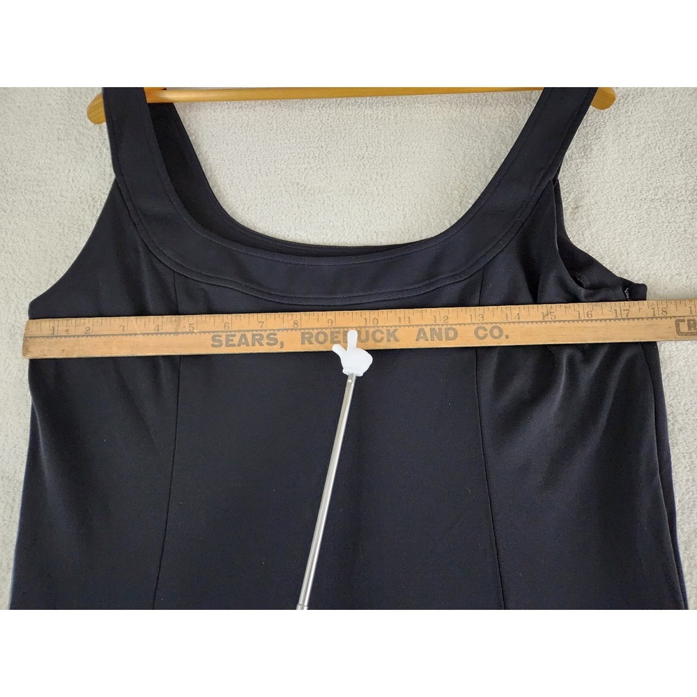 Ralph Lauren Fit and Flare Sleeveless Strappy Black Cocktail Dress Size 12 - Picture 8 of 9